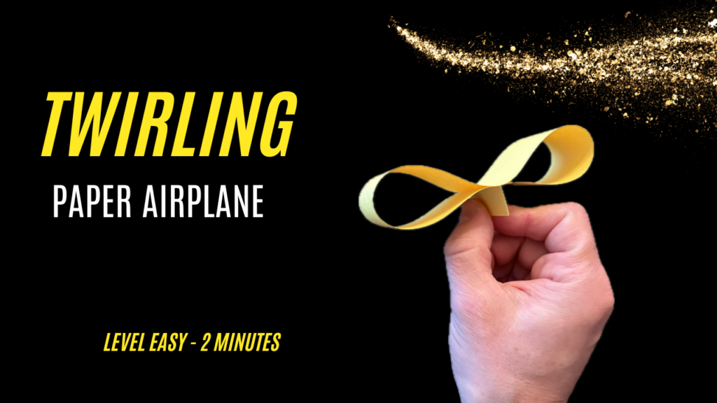 twirling wings paper airplane