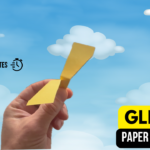 Twirling helicopter paper craft